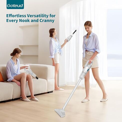 Cordless Vacuum Cleaner, Wireless Vacuum Cleaners for Home, Anti-Tangle Brush, Lightweight Vacuum for Pet Hair/Hardwood Floor/Carpet in Saudi Arabia