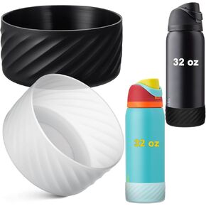 Silicone Boot for Owala 32 oz, Boots for Owala Freesip 32oz, Anti-Slip Protective Sleeve Boot for Owala Water Bottle, Bottom Protector for Bottles, 8.5 CM Boot Fit for Owala 32 oz