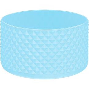 Silicone Boots for Stanley Quencher Adventure 40oz Tumbler & IceFlow 30oz 20oz - Protective Silicone Sleeve Fits HydroFlask 12-24OZ Stanley Cup Accessories (3D-1LiteBlue)