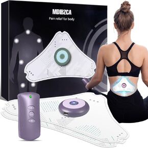 Wireless Tens Unit for Pain Relief - Muscle Therapy, EMS Unit Muscle Stimulator, Tens Massager for Pain Relief Management for Waist, Back, Shoulder, Neck, Leg, Arm, 2 Pads,Mother's Day Gift