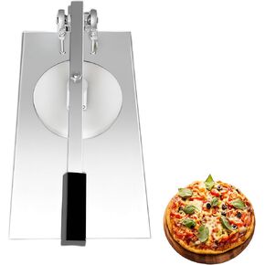 آلة الصحافة اليدوية للبيتزا العجين ، 7.87 بوصة/ 20 سم من آلة شيتر العجين ، عجينة الفولاذ المقاوم للصدأ تسطيح مكابس مع صياغة الصحافة الكبيرة لفطائر بيتزا المعجنات التجارية الاستخدام التجاري in Kuwait