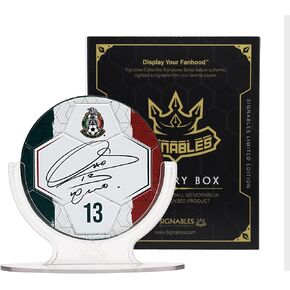Signables Premium - Mexico Mystery Box - Digitally Autographed Sports Memorabilia - Small Signed Sports Collectible Figurines - Unique Football Figures
