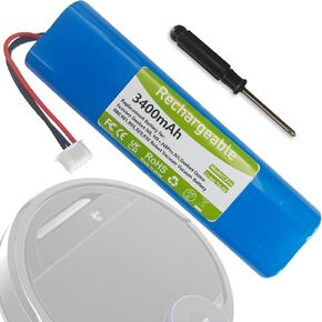 14.4V 3400mAh Replacement Battery Compatible with Ecovacs Deebot N8, N8+,N8 Pro,Deebot ozmo 900,901,905,920,930 Robot Vacuum Lithium Robot Battery