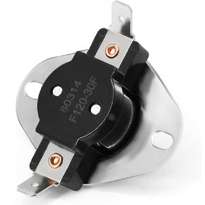 Hiorucet 80314 F120 Therm-O-disc for Us Stove Hot Blast 1500 ، 1400 ، 1300 ، 1557m ، 1537g ، 1357m ، 1537m ، Ashley AF700 ، Vogelzang Wood Stove Norseman 2500/1500 ، Switch Thermodisc Switch 80314.