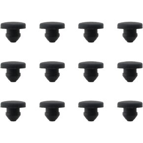 20pcs 4mm 4mm Rubber Plugs Reverse Waterproof Sealing Cap Hole Plugs Sealing Silicone Plugs (Black) Snap-in Locking Hole Plugs for Kitchen Rubber Bulkhead Waterproof Sealing Plugs