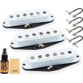 مجموعة Seymour Duncan SSL-1 California 50's Strat Vintage Pickup - مرفقة مع 4 كابلات تصحيح MXR ومجموعة تلميع Dunlop in Kuwait