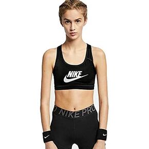 Nike Swoosh Bra Medium Support DRI FIT (Large) Black