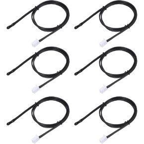PATIKIL 15K NTC Temperature Sensor, 6 Pcs 15.7 Inch 1% 3950 Waterproof Epoxy Temperature Sensor Probe Temp Sensor Digital Temperature Transmitter Extension for Air Conditioner Fridge