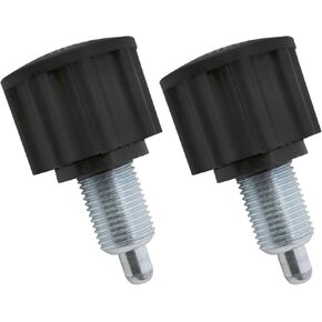 M16 Pop Pin knob Pop Pull Pin knob Suitable for Exercise Equipment Sports Bike pin knob Replacement Black 2PCS