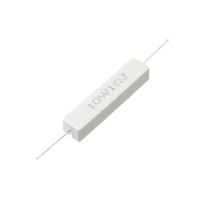 Semetall Ceramic Cement Resistor 10W 1 ohm Resistance 5% Ceramic Wire Wound Resistors,Pack of 20