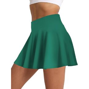 Women's Pleated Tennis Skirt Golf Skorts for Woman High Waisted Tummy Control with Shorts Pockets