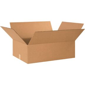 Aviditi 24188 Corrugated Cardboard Box 24" L x 18" W x 8" H, Kraft, For Shipping, Packing and Moving (Pack of 20)