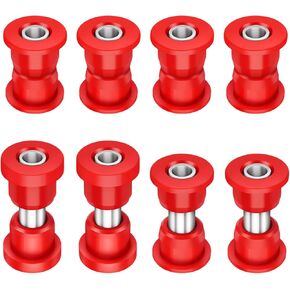 Golf Cart Front Lower Spring & Front Upper A Arm Polyurethane Bushings and Sleeves Fits for 1992-Up Club Car DS Club Car Ds Front Bushing Kit Replacement 1016346 1016349 1016350
