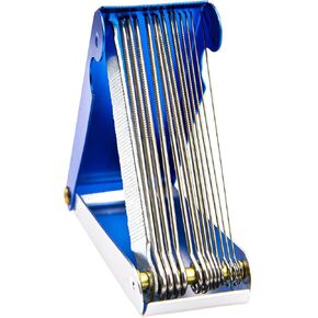1pcs yootones guitar nut slotting slotting saw saw slot slot set set file file file set tex inctived مع أدوات إصلاح الجيتار (الأزرق)