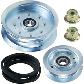 GY22172 Pulley with GY20629 Idler Pulley GX20072 Belt Replaces John Deere GY20067 Idler Pulley, John Deere GY20110, GY22082, 756-05034a, 756-05034, GY20570 for John Deere D100 L100 L105 Decks