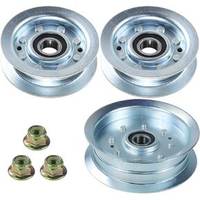 2 Pack GY22172 Pulley with GY20629 Idler Pulley Replaces John Deere GY20067 Idler Pulley, John Deere GY20110, GY22082, 756-05034a, 756-05034, GY20570 for John Deere D140 D150 E150 E160 Decks