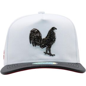 Hats El Gallo White Baseball Cap - Premium Rooster Hat for Men and Women, Ball Caps for Men for Any Occasion, Rooster Trucker Hat, Gorra para Hombre Ajustable