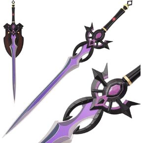 Ziqing Genshin Impact Festering Desire Sword 4-Star Cosplay Weapon Suitable for Halloween 43"
