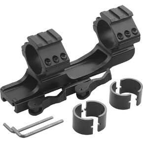 Scope Mounts Rings 1inch / 30mm QD Cam Locks Quick Release Cantilever Picatinny Weaver 20mm Rail Hunting