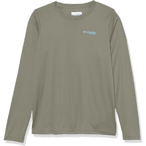 Columbia Toddler Boys Terminal Tackle PFG Fish Flag Long Sleeve, Cypress/Key West Bass Lures, 2T