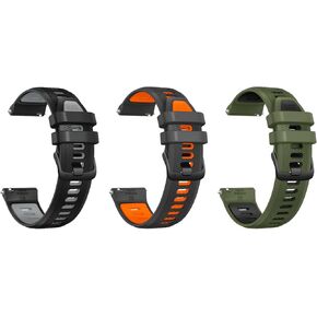 22mm Watch Band for Garmin Forerunner 265, 22 Quick Release Wristband for Coros Pace 3, Silicone Watch Strap for Polar Vantage M M2