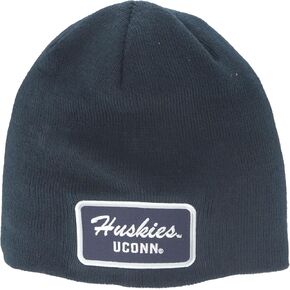ZHATS Standard NCAA Officially Licensed Beanie Edge Patch Brick Team Color, One Size