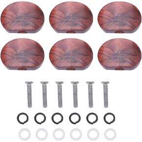 6Pcs Guitar Tuning Peg Tuners Machine Head Replacement Tuner Buttons Knobs Set for Guitar Accessory(#5)