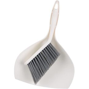 1 Set Mini Broom and Dustpan Set Small Dustpan and Brush Set Mini Hand Held Broom and Dustpan Set Small Dust Pans with Brush Set Dust Pan and Brush Set, Beige