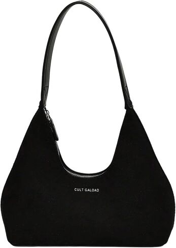 Verdusa Women's Metallic Hobo Shoulder Bags Top Handle Handbag Zipper Purses in Saudi Arabia