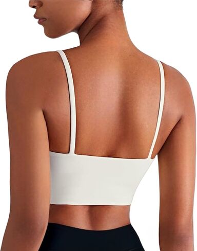 Trutha Premium Quality Sports Bra Top مع حمالة صدر مدمجة للنساء- الدعم المنخفض لليوغا والتدريب واللياقة البدنية in Saudi Arabia