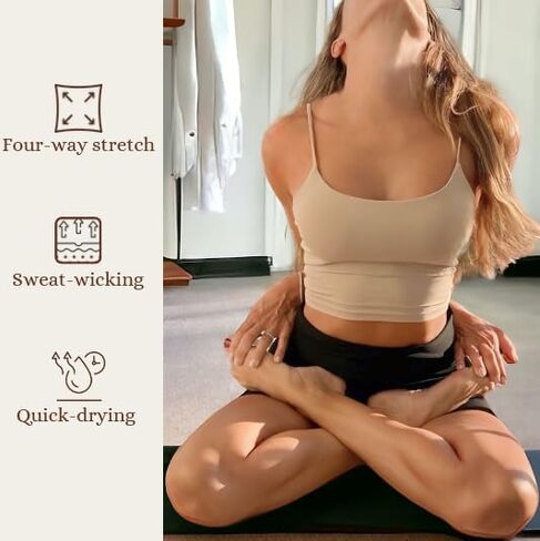 Trutha Premium Quality Sports Bra Top مع حمالة صدر مدمجة للنساء- الدعم المنخفض لليوغا والتدريب واللياقة البدنية in Saudi Arabia