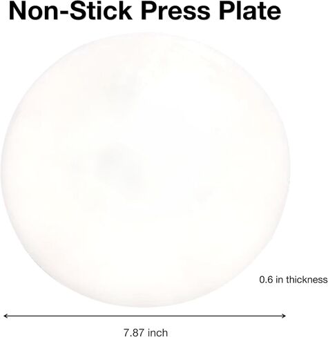 آلة الصحافة اليدوية للبيتزا العجين ، 7.87 بوصة/ 20 سم من آلة شيتر العجين ، عجينة الفولاذ المقاوم للصدأ تسطيح مكابس مع صياغة الصحافة الكبيرة لفطائر بيتزا المعجنات التجارية الاستخدام التجاري in Kuwait