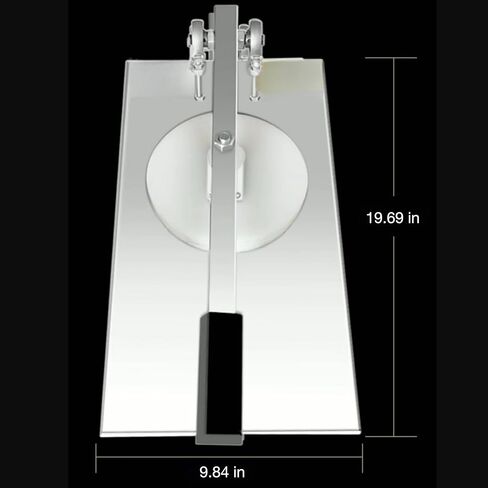 آلة الصحافة اليدوية للبيتزا العجين ، 7.87 بوصة/ 20 سم من آلة شيتر العجين ، عجينة الفولاذ المقاوم للصدأ تسطيح مكابس مع صياغة الصحافة الكبيرة لفطائر بيتزا المعجنات التجارية الاستخدام التجاري in Kuwait
