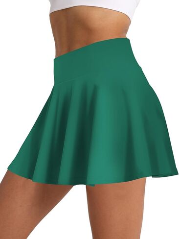 Women's Pleated Tennis Skirt Golf Skorts for Woman High Waisted Tummy Control with Shorts Pockets in Saudi Arabia