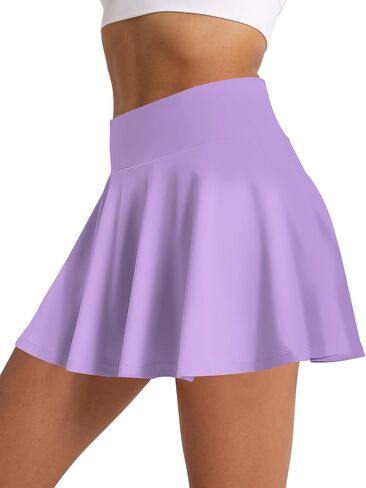 Women's Pleated Tennis Skirt Golf Skorts for Woman High Waisted Tummy Control with Shorts Pockets in Saudi Arabia