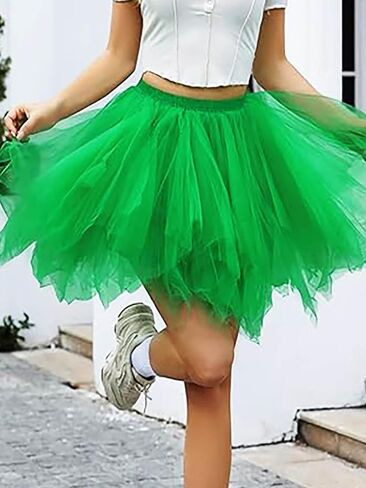 Layered Tutu Skirt Tulle Ballet Tutu Classic Elastic Tutu Skirts Festival Tutu Costume for Women and Girls in Saudi Arabia