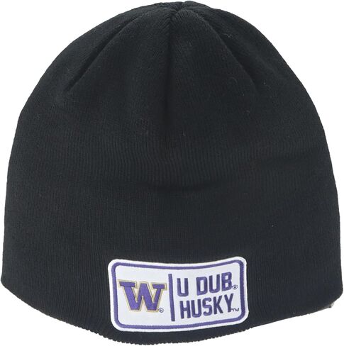 ZHATS NCAA Officially Licensed Beanie Edge Patch Defer Black in Saudi Arabia