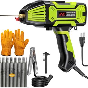 Handheld Welder Welding Machine, Portable Welder Machine 110V 20-250A Adjust with Rotary Switch & Digital Display, 20PCS Rods 1/16-1/8" ARC Stick Welder, Portable Welding Machine MMA