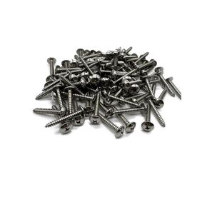 #10 x 1-1/4" (100 PCS) Truss Head Screws, Marine, Exterior, Decks, Boat Dock, Dock Bumper Installation, Marine Grade 18-8 Stainless Steel 304, #10 x 1.25 inches