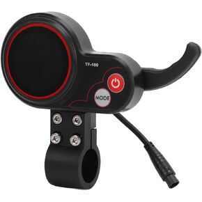 Pissente 6 Pin Communication Instrument, 48V TF 100 Display Electric Scooter Controller Electric Scooter Display Panel for M4 Electric Scooter Controller