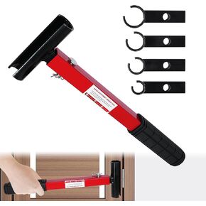 Door Hinge Adjustment Tool Kit, 4 in 1 Door Hinge Gap Adjusting Wrench Set, Hinge Bender Tool for Commercial and Residential, Professional Hinge Gap Adjustment Tool