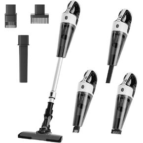 Cordless Vacuum Cleaner - Vacuum Cleaners for Home, Lightweight High Power Stick Vac for Pet Hair Carpet Hardwood Floor, Handheld Portable Wireless Rechargeable Battery Household Car Vac