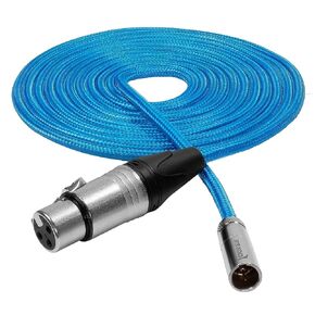 KONDOR BLUE KB-MiniXLR10 Compatible with Blackmagic Design Pocket Cinema Camera 6K Pro, 10-Foot Mini XLR to XLR Cable