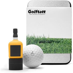Golf Stamp for Men Women: Golf Balls Stamper Reusable Self-Inking Golf Marker - Golf Ball Accessories for Men Women Gift for Golfers