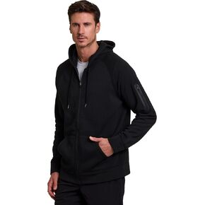RBX Active Men's Hoodie with Zipper Pocket, Fleece Sweatshirt for Men Cotton Blend Zip Up Hoodie Jacket with Pockets