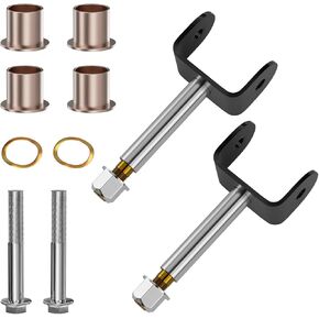 Golf Cart Front End King Pin Repair Kit for 2004-UP Club Car Precedent and 2018-Up Tempo Gas & Electric Golf Cart, OEM#103638601,102287201
