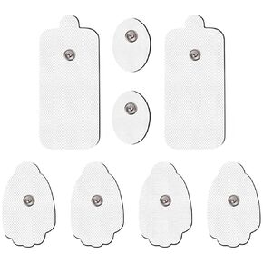 TENS Unit Replacement Pads TENS Pads Standard 3.5mm snap-on Connector Electrode Pads- Self Adhesive Electro Therapy Patches for Electrical Stimulation - Non Irritating Stim Tens Unit Pads