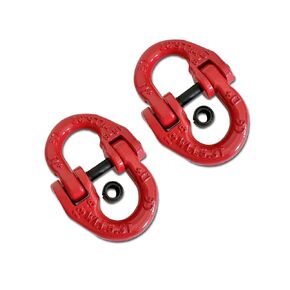 Hammerlok Coupling Links 4410lbs 2Pack Safety Chain Connector Link Chain Connector Link 2 Pack G80 Alloy Steel Heavy Duty Chain Link【2.0t-2Pack】