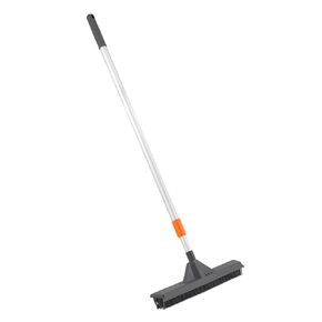 Silicone Window Washer Squeegee Broom, Per Hair Remover, Carpet Cleaning, Car Squeegee, 35"-65" Telescopic Handle