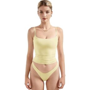 SUUKSESS Women Sexy Square Neck Tank Top Summer Y2K Going Out Basic Cami Shirt in Kuwait